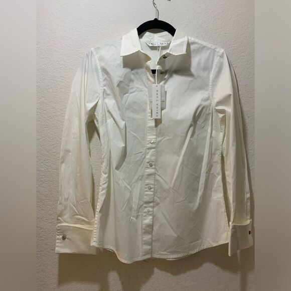 Trina Turk Devista  White Top Size S  NWT retail $198 - Picture 1 of 13